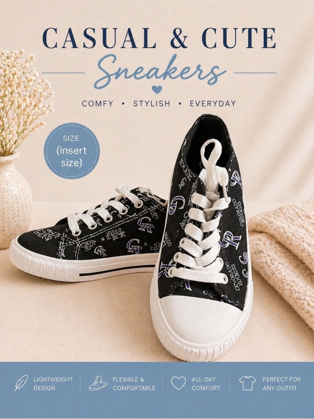 Foco Colorado Rockies Sneakers